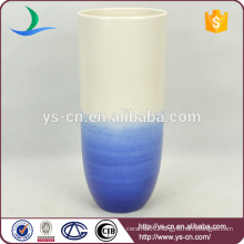 unique cup shape ceramic blue china vases